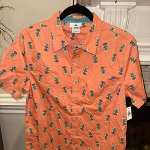 NWT Disney Parks men’s Haunted Mansion Push Talking Trash Can Shirt Small S